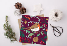 Load image into Gallery viewer, Robin Christmas Card