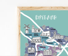 Load image into Gallery viewer, Rutland Illustrated Map