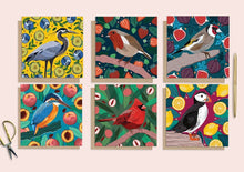 Load image into Gallery viewer, Set of 6 Bird Cards