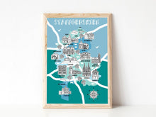 Load image into Gallery viewer, Staffordshire Illustrated Map