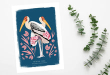 Load image into Gallery viewer, Painted Stork Print