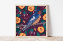 Load image into Gallery viewer, Swallow and Plum Print