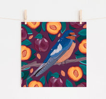 Load image into Gallery viewer, Swallow and Plum Print