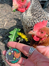 Load image into Gallery viewer, The Chickens Enamel Pin
