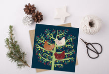 Load image into Gallery viewer, Three French Hens Christmas Card