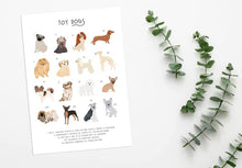 Load image into Gallery viewer, Toy Dog Breeds Print