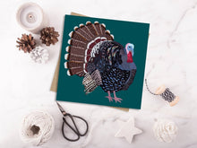 Load image into Gallery viewer, Turkey Christmas Card
