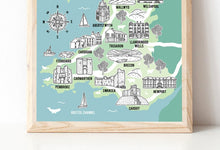 Load image into Gallery viewer, Wales Illustrated Map