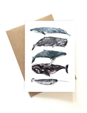 Load image into Gallery viewer, Whales Stack Card