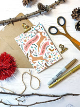 Load image into Gallery viewer, Wishes and Kisses Foiled Christmas Card