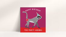 Load image into Gallery viewer, You Party Animal Birthday Card