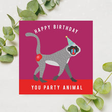 Load image into Gallery viewer, You Party Animal Birthday Card