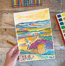 Load image into Gallery viewer, The Hill Over Abbotsbury Original Painting
