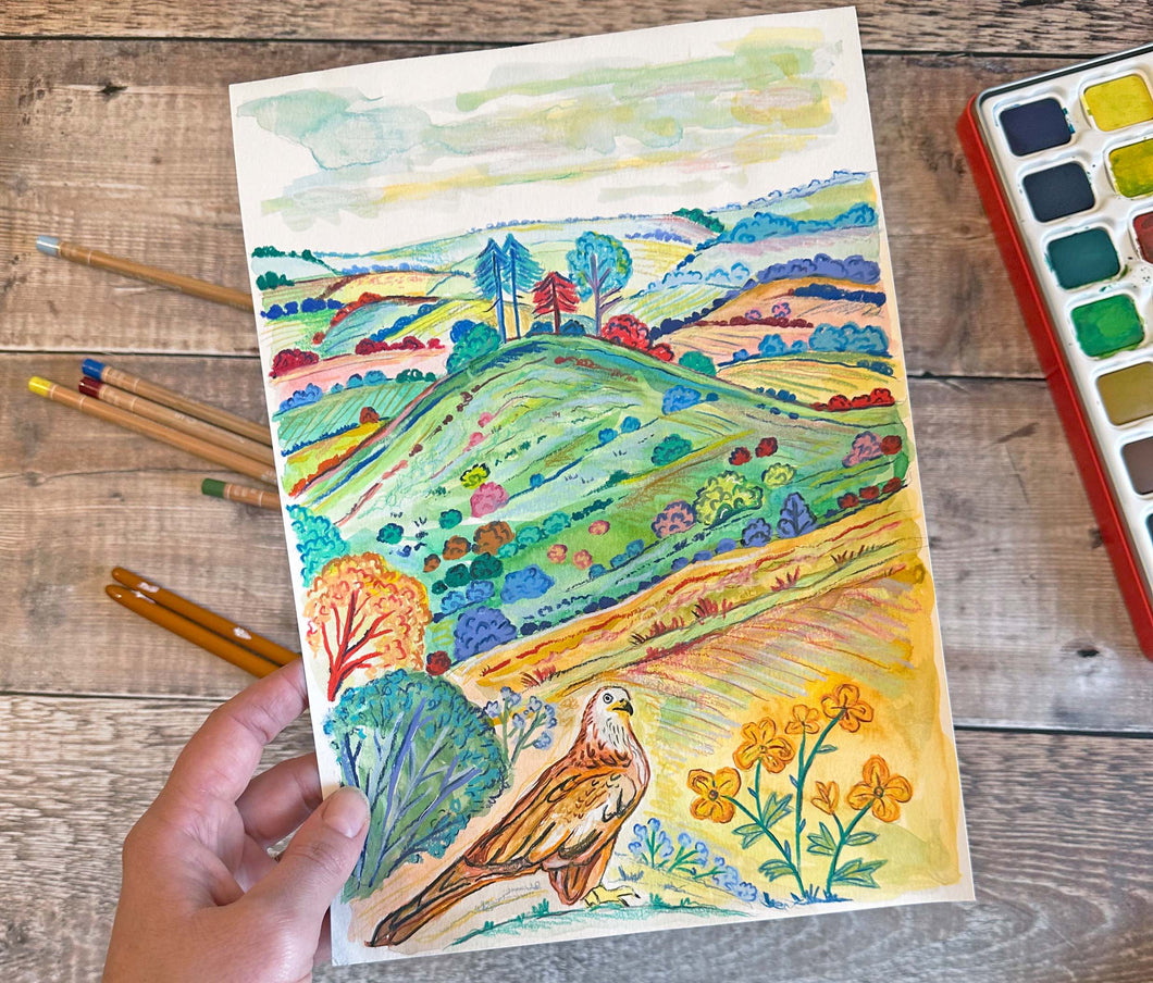 Colmer's Hill Original Painting