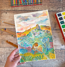 Load image into Gallery viewer, Corfe Castle Original Painting
