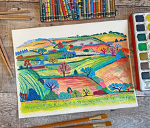 Load image into Gallery viewer, Dorset Landscape 2025 Original Painting
