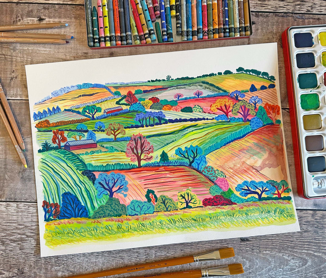 Dorset Landscape 2025 Original Painting