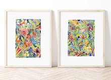 Load image into Gallery viewer, June Produce &amp; Blooms set of 2 Prints
