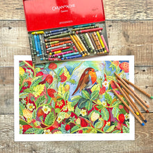 Load image into Gallery viewer, Limited Edition Robin &amp; Strawberries Print
