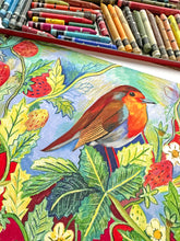 Load image into Gallery viewer, Limited Edition Robin &amp; Strawberries Print
