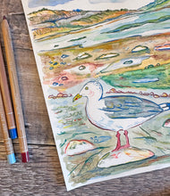 Load image into Gallery viewer, Fossil Bay at Lyme Regis Original Painting
