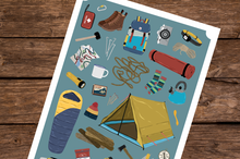 Load image into Gallery viewer, The Camping Trip Print
