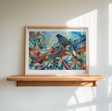 Load image into Gallery viewer, Limited Edition Blackbirds &amp; Blackberries print
