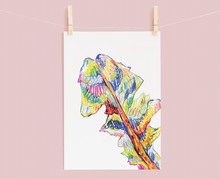 Load image into Gallery viewer, The most colourful dandelion print
