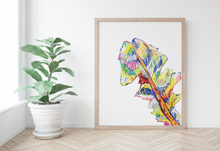 Load image into Gallery viewer, The most colourful dandelion print
