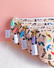 Load image into Gallery viewer, Bird Print Cosmetic Bag
