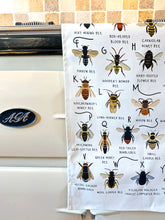 Load image into Gallery viewer, A-Z of Bees Tea Towel
