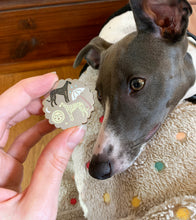 Load image into Gallery viewer, The Whippets Enamel Pin Badge
