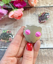 Load image into Gallery viewer, Badger &amp; The Flowers Enamel Pin
