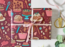 Load image into Gallery viewer, Christmas Baking Wrapping Paper
