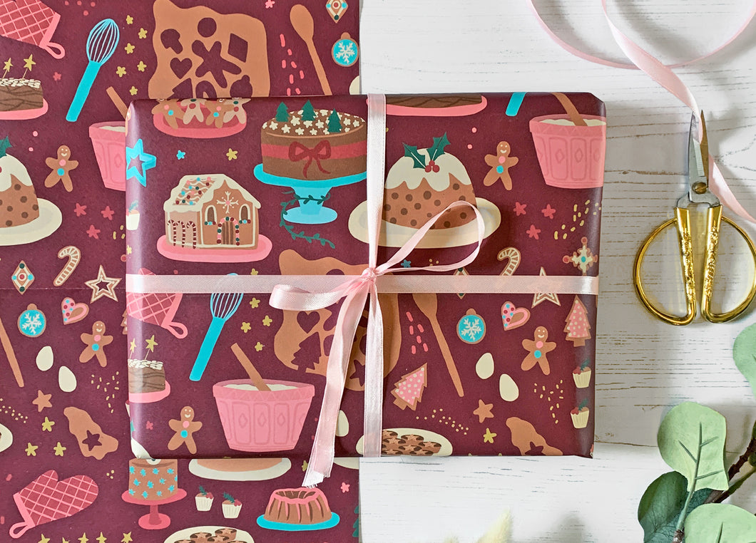Christmas Baking Wrapping Paper