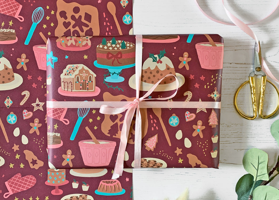 Christmas Baking Wrapping Paper