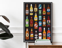 Load image into Gallery viewer, Beer Bottles Print
