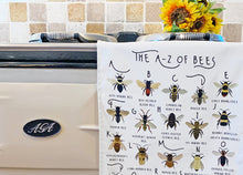 Load image into Gallery viewer, A-Z of Bees Tea Towel
