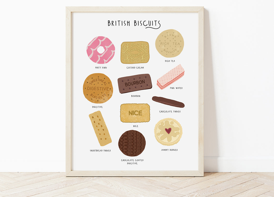 British Biscuits Print