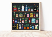 Load image into Gallery viewer, Kitchen food Packaging &amp; Plants Print
