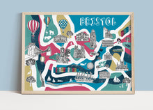 Load image into Gallery viewer, Bristol Illustrated Map
