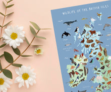 Load image into Gallery viewer, Animal Map of the British Isles
