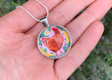 Load image into Gallery viewer, Chicken and Bananas Pendant Necklace
