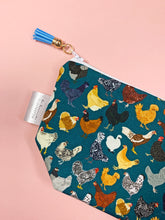 Load image into Gallery viewer, Chicken Print Cosmetic Bag
