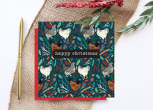 Load image into Gallery viewer, Chickens Christmas Card
