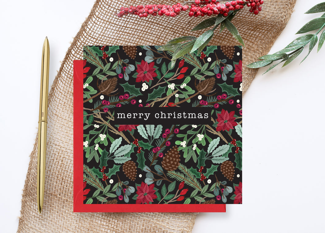 Foliage Christmas Card