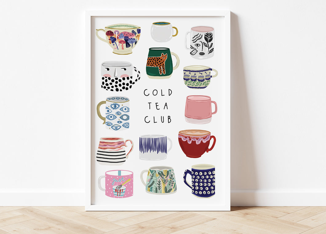 Cold Tea Club Print