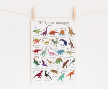 Load image into Gallery viewer, A-Z of Dinosaurs Poster
