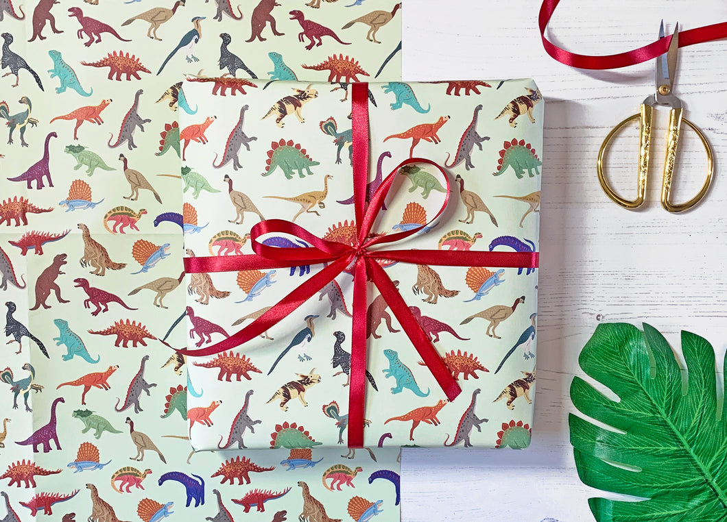 Dinosaur Wrapping Paper