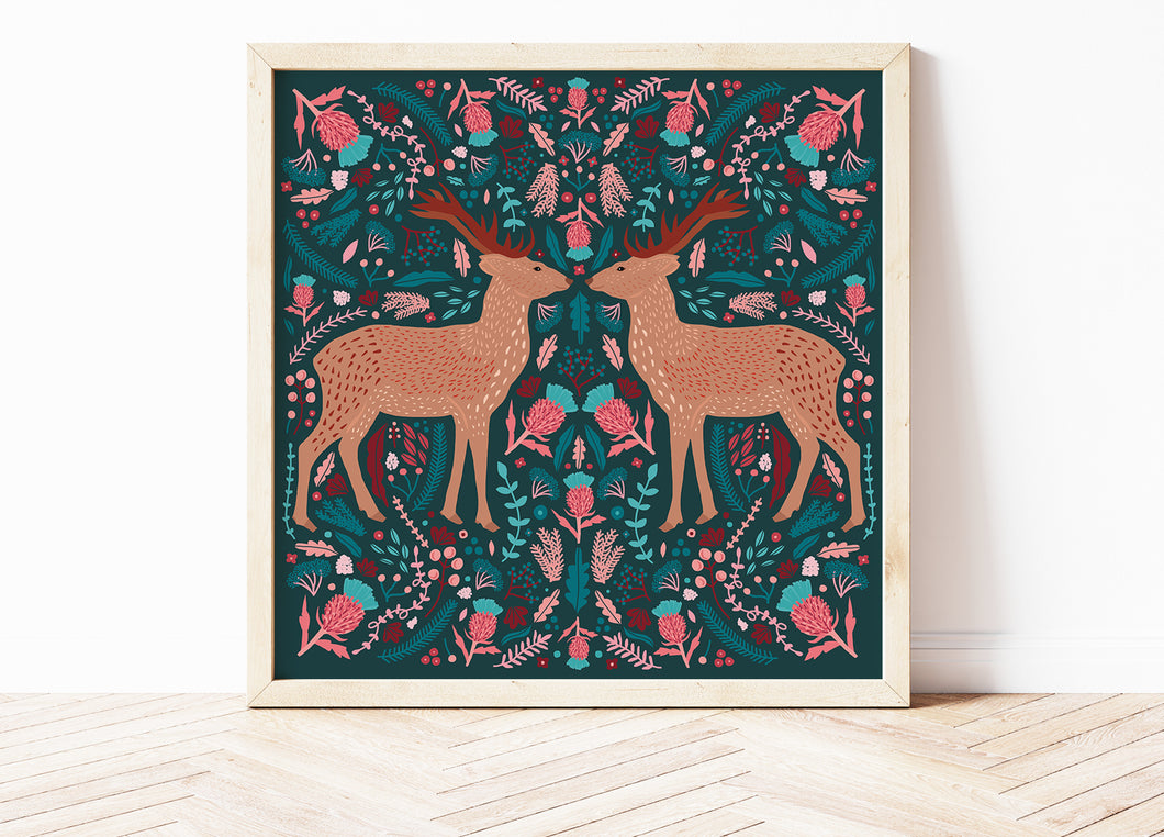 Stag Print
